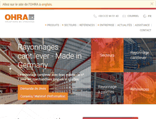 Tablet Screenshot of ohra.fr
